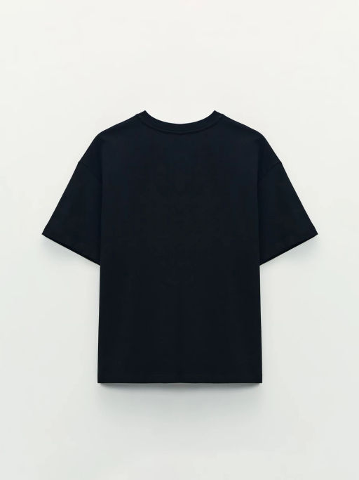 Базовая футболка оверсайз из хлопка / Zarina