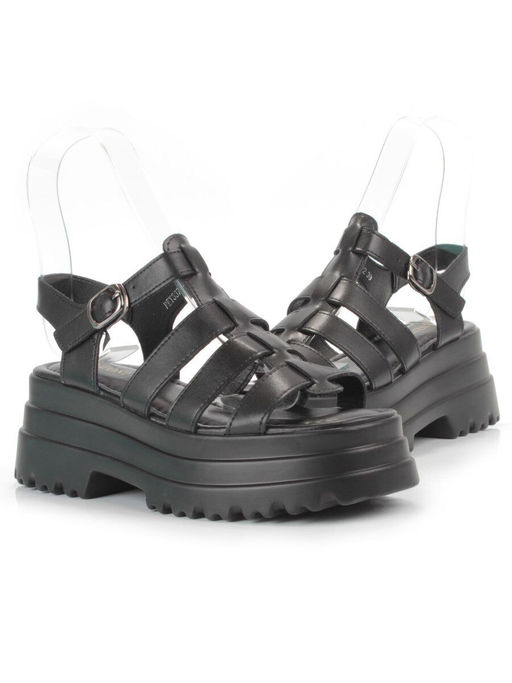 08-PEY337-2 BLACK Босоножки женские - Фабричный китай фото 12