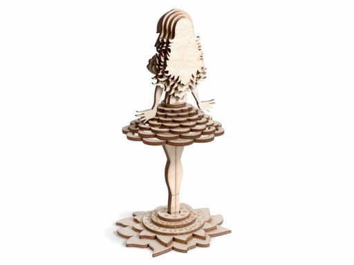 Деревянный конструктор Lemmo Дюймовочка, 35 деталей  фото 3