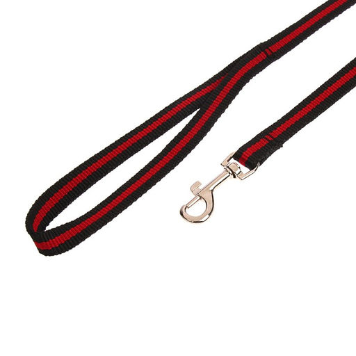 Поводок амортизирующий, 1,2-1,6 м х 1,5 см, чёрно-красный - Пижон фото 2