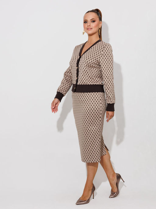 Костюм Galean Style 903 коричневый - Ambera фото 4