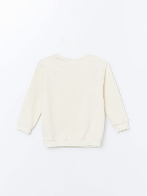 Bisiklet Yaka Bask?l? Erkek Bebek Sweatshirt - Waikiki фото 2