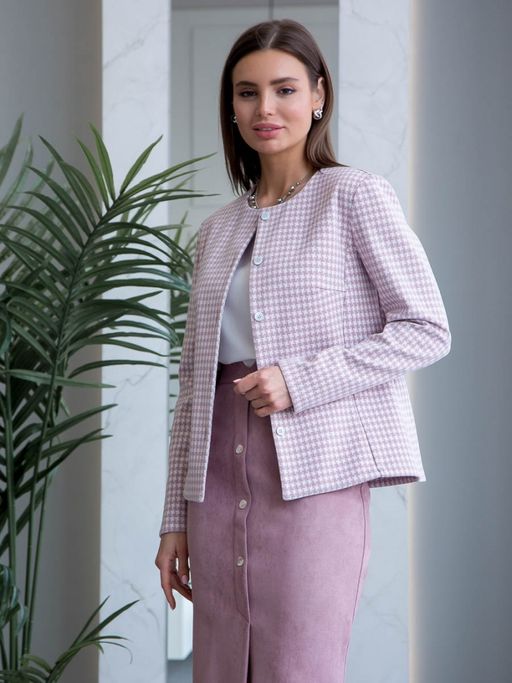 16-198 Жакет - Вишня фото 2