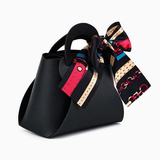 Цена за 2 шт. Сумочка подарочная «Чёрная», 12×13×5.5 см