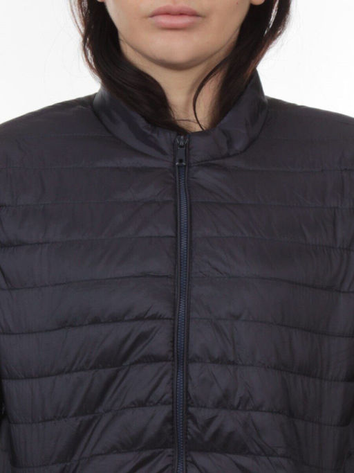 K-622 INK BLUE Куртка демисезонная стеганая женская (70 гр. холлофайбер) - Фабричный китай фото 4