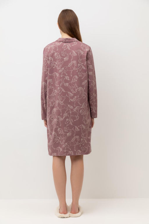 Е 50025/каштан,белая лошадь халат жен - Very neat фото 5