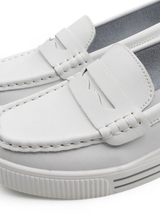 06-YD267-1 WHITE Туфли женские (натуральная кожа)