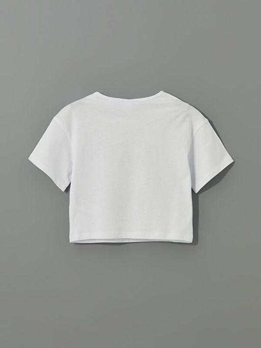 Bisiklet Yaka Bask?l? K?z ?ocuk Pijama ?st