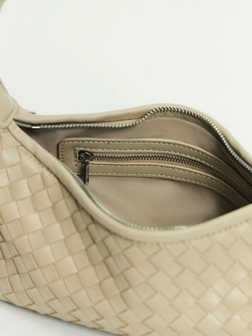 Сумка-хобо с плетением / Zarina  фото 7