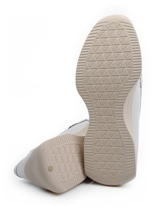 06-YG107-1 WHITE Туфли женские (натуральная кожа)