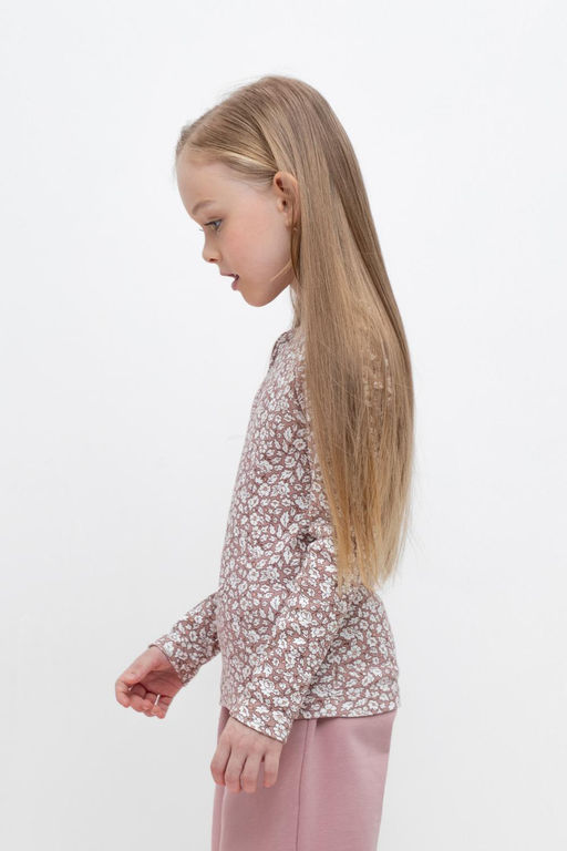 Crockid _ КР 302314/серая пудра,винтажные цветы к443 джемпер для дев  фото 3