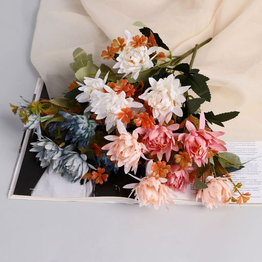 Букет искусственный «Клематис премиум», 30 см, МИКС