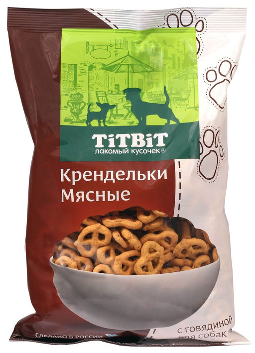 Печенье Крендельки мясные с говядиной для собак 25116
