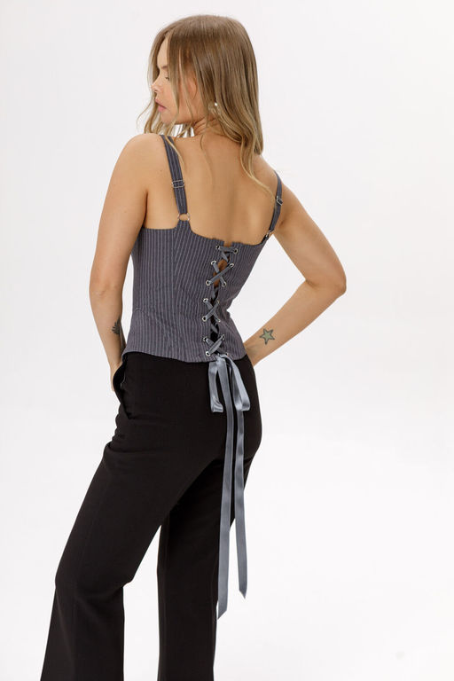 Топ Pirs 6518 серый