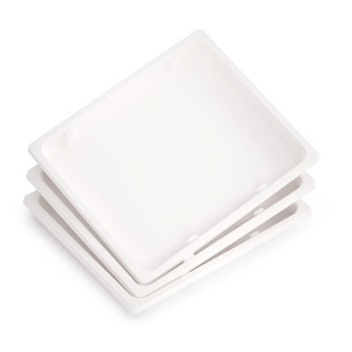 Набор подносов для заморозки пельменей 360х310х35мм (белый) М8157