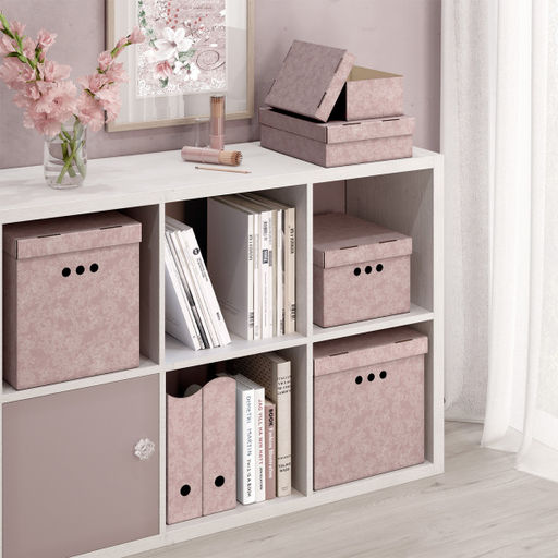 VAL JR-BCTN-4Smono Короб картонный, складной, малый, 25*33*18.5 см, монохром, набор 4 шт., JARDIN, шт