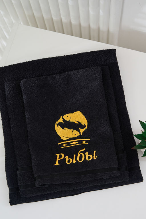 14418/10 Знаки зодиака полотенце махровое плотность 350гр