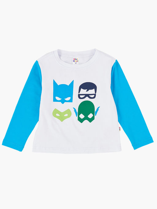 Пижама для мальчика UD 1152 белый/бирюза