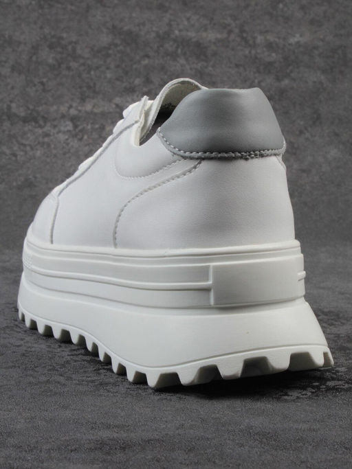 03-YC282-1 WHITE Кроссовки женские (натуральная кожа)