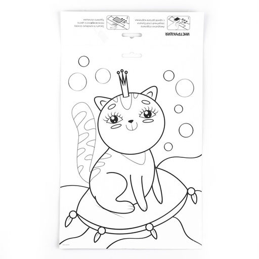 Фреска для самых маленьких Мур! Мяу! + блёстки - Школа талантов фото 4