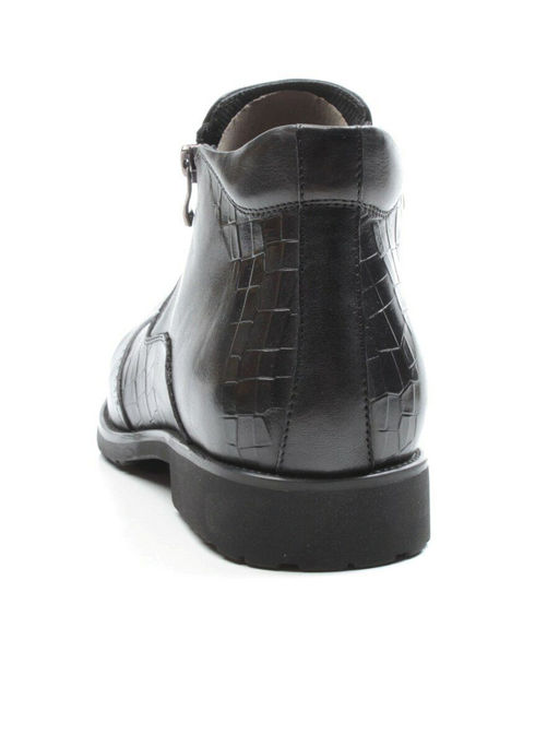 01-H9001-B76-SW3 BLACK Ботинки демисезонные мужские (натуральная кожа) - Фабричный китай фото 4