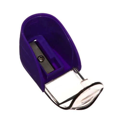 Цена за 48 шт. Точилка с контейнером классическая, МИКС