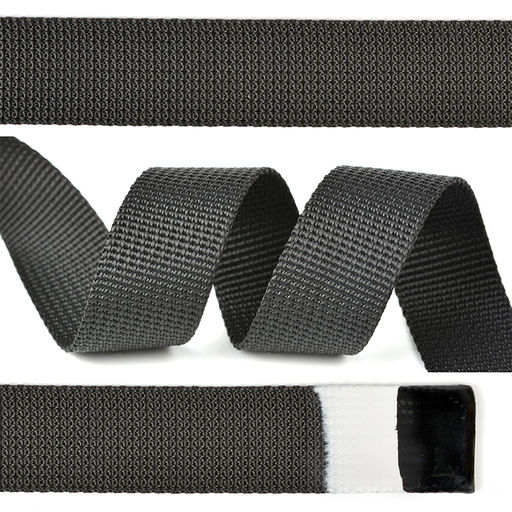 Шнурки TBY декоративные плоские 20мм 130см арт.SLF040 цв.черный уп.10шт