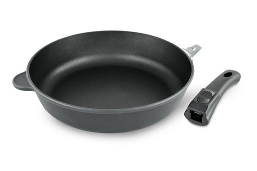 Сковорода со съемной ручкой Титан Особенная, 28 см - Нева металл посуда фото 4