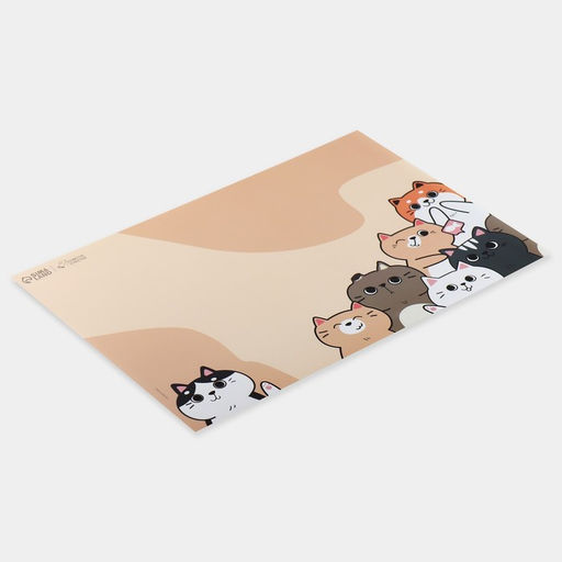 Коврик под миску «Милые котята», 43×28 см