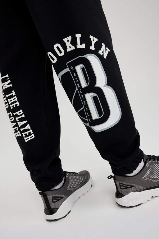 DeFactoFit Спортивные штаны свободного покроя для бега NBA Brooklyn Nets  фото 5
