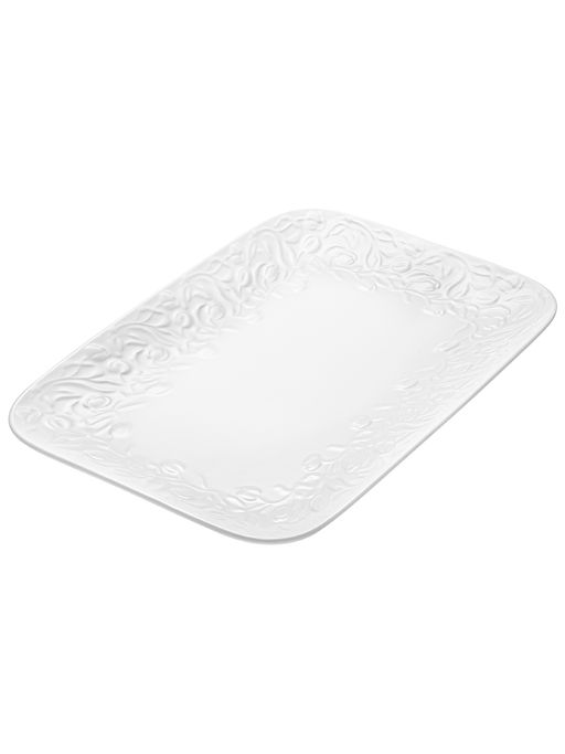 Блюдо прямоугольное 31*20,5*2,5 см Тюльпаны малое, фарфор - Elan gallery фото 4