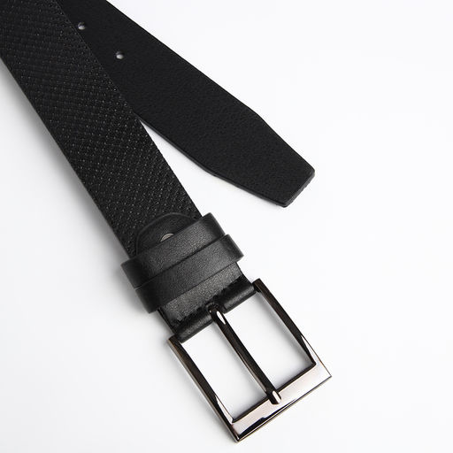 Ремень мужской Великан, ширина 4 см, винт, пряжка металл, цвет чёрный - Simaland фото 3