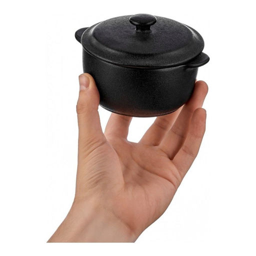 Горшочек для запекания с крышкой Walmer Iron-Black, 0.25 л, цвет черный  фото 6