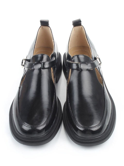 06-PDEB98-3 BLACK Туфли женские (натуральная кожа)