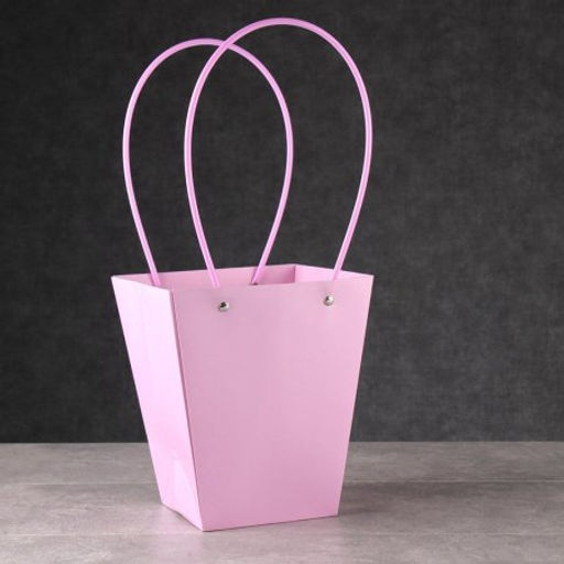 Пакет для цветов 17х11,5х20см / LH527-39 /уп 10/400/розовый - Галеонтрейд фото 2