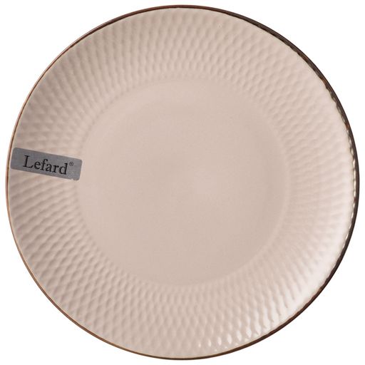 Цена за 6 шт. ТАРЕЛКА ДЕСЕРТНАЯ 19,5 СМ КОЛЛЕКЦИЯ ГРАФИКА ЦВЕТ:БЕЖЕВЫЙ ПЕСОК - Lefard фото 2