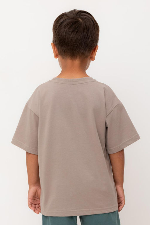 КР 302732-1/коричневый к556 фуфайка (футболка) для мал - Crockid фото 3