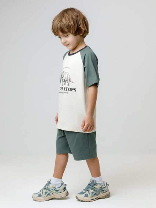 КР 400860/темно-зеленый 5611 к606 шорты для мал - Crockid фото 4