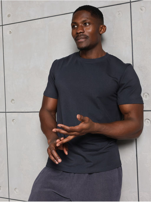 Футболка "Однотонная" Графит Мужской