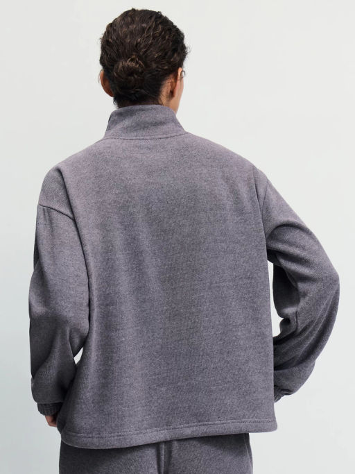 Толстовка на молнии оверсайз / Zarina