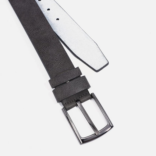 Ремень мужской, ширина 3,5 см, винт, пряжка металл, цвет серый - Simaland фото 2