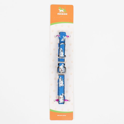 Ошейник с косынкой Яркая жизнь, 32 х 1 см, синий - Пижон фото 8