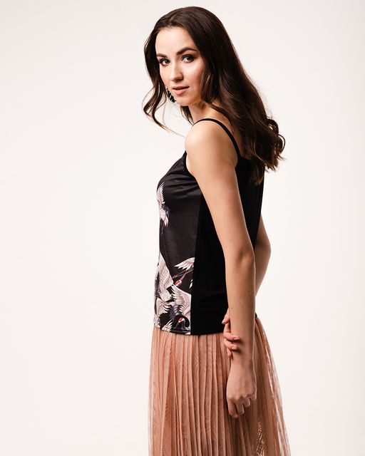 Топ из принтованой вискозы 09.25.3 - Elena sorti фото 2