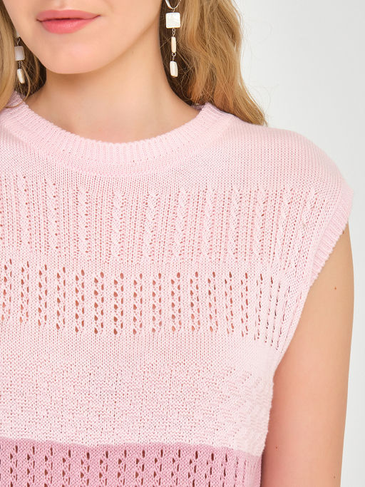 Блузка вязаная