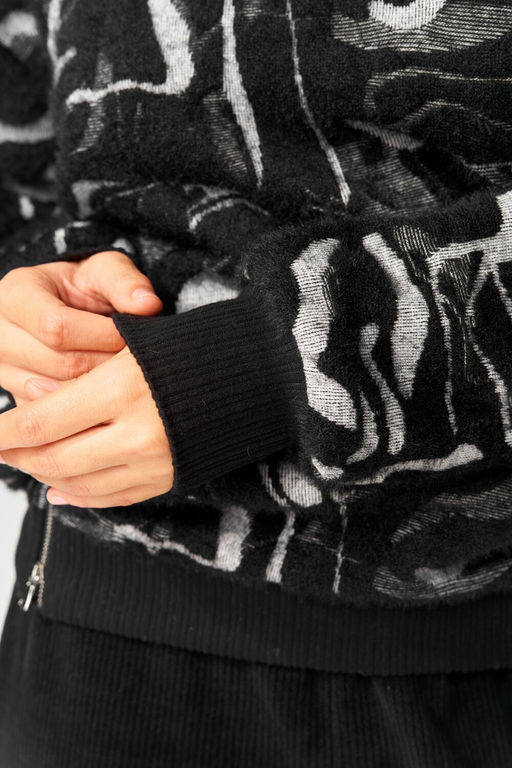 Джемпер LAIKONY 104 черно-серый  фото 8