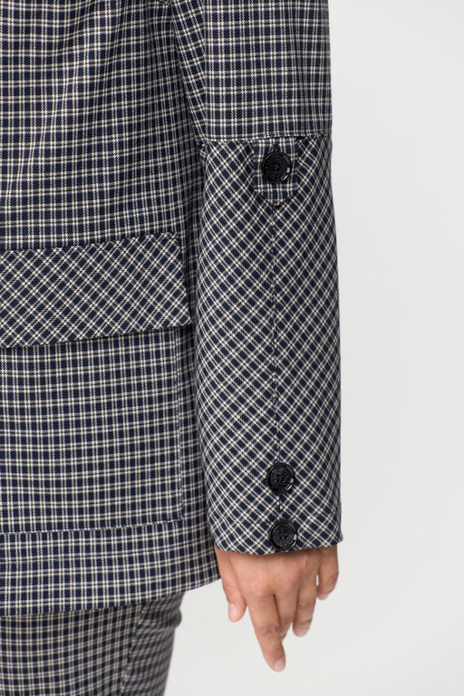 Костюм Bonna Image 837 синий клетка  фото 3