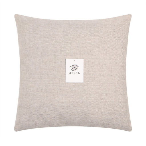 Наволочка декоративная Этель рогожка 45*45 см бежевый 100% п/э  фото 11