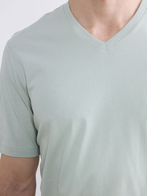 V Yaka Penye Erkek Ti??rt