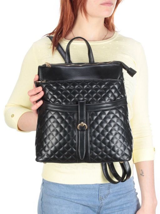 L83965 BLACK Сумка-рюкзак (искусственная кожа) - Фабричный китай фото 2