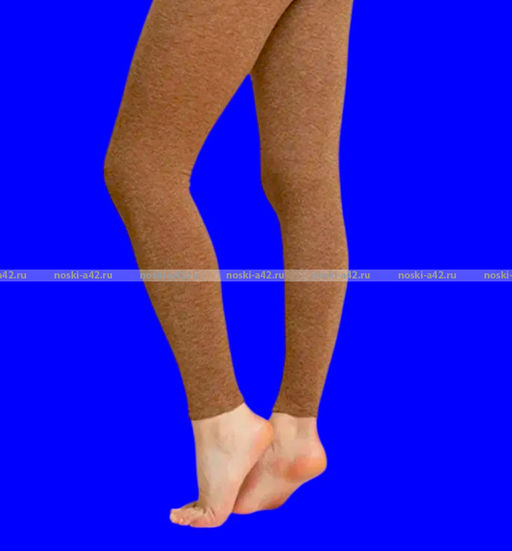 Цена за 5 шт. Гамаши (лосины) для бабушек хлопок г. Тула "ЕРМАК" бежевые